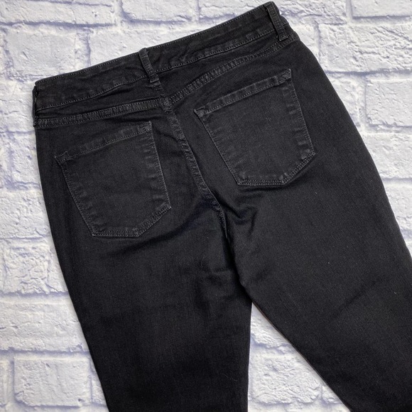 Nine West Gramercy Skinny Ankle Jeans in Black - Picture 7 of 7